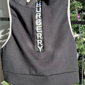 Burberry Black Sleeveless Top